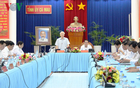 จังหวัดก่าเมาต้องพัฒนาเศรษฐกิจทางทะเลและเศรษฐกิจป่าไม้อย่างเข้มแข็ง